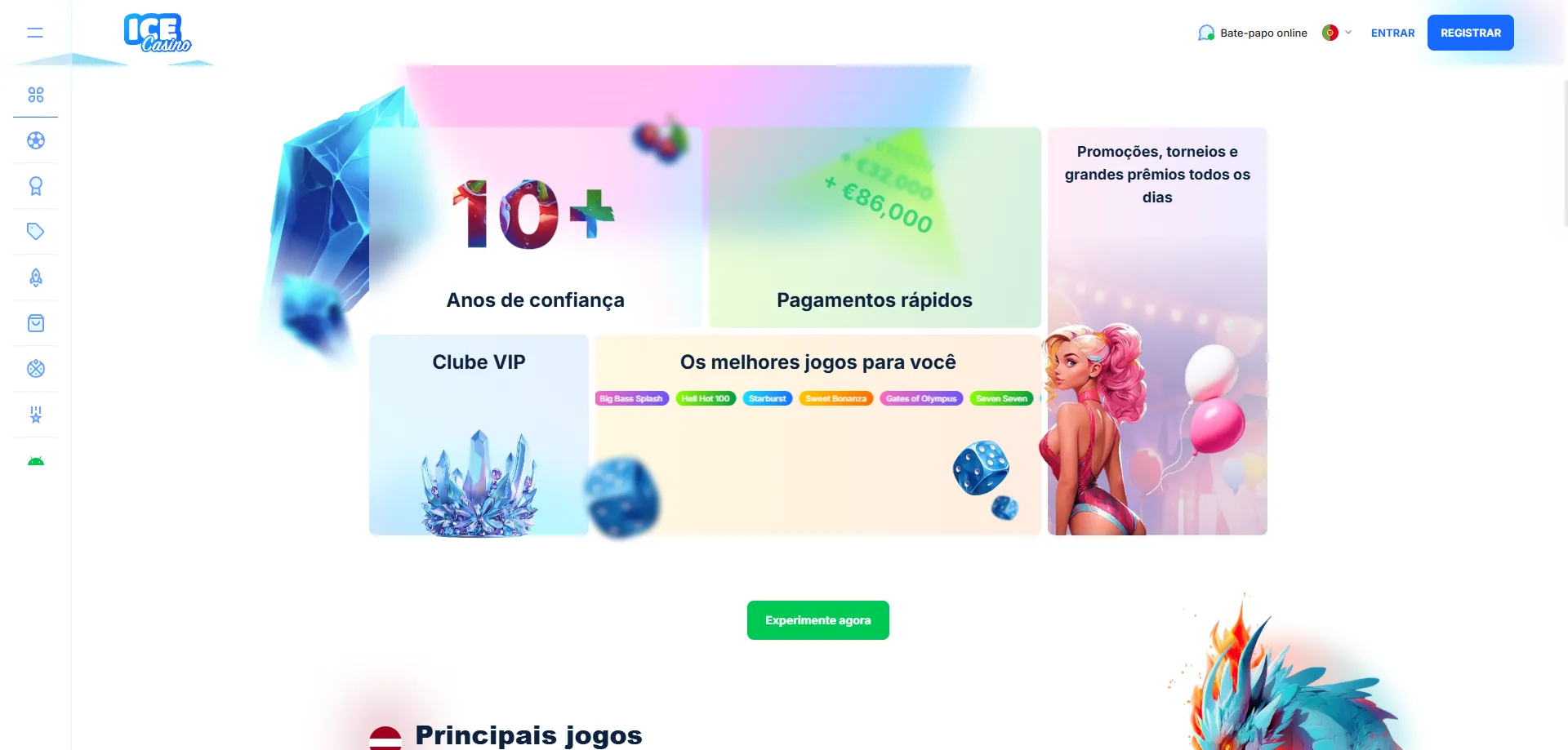 Promoções e bônus semanais na plataforma ice casino